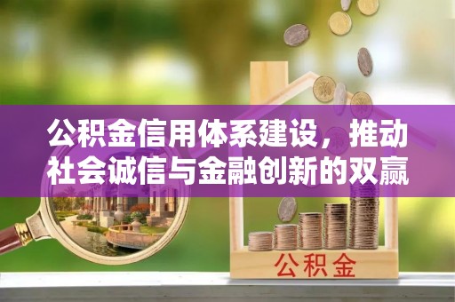 平果公积金信用体系建设，推动社会诚信与金融创新的双赢之道