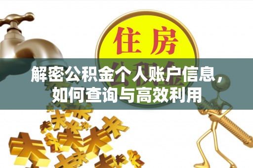 平果解密公积金个人账户信息，如何查询与高效利用