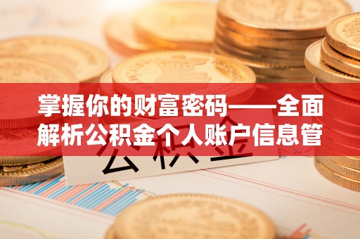 平果掌握你的财富密码——全面解析公积金个人账户信息管理与优化