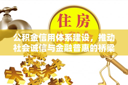 平果公积金信用体系建设，推动社会诚信与金融普惠的桥梁