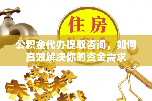 平果公积金代办提取咨询，如何高效解决你的资金需求