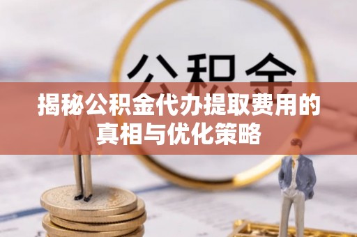 平果揭秘公积金代办提取费用的真相与优化策略