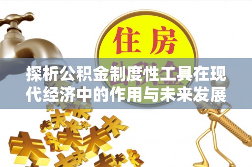 平果探析公积金制度性工具在现代经济中的作用与未来发展趋势