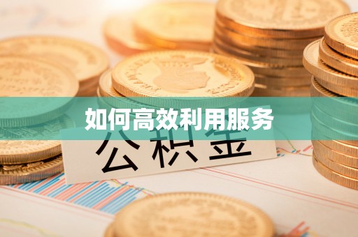 平果如何高效利用服务