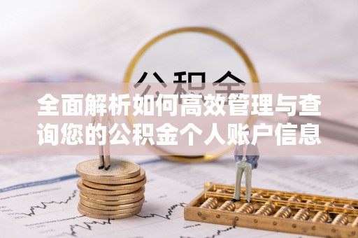平果全面解析如何高效管理与查询您的公积金个人账户信息