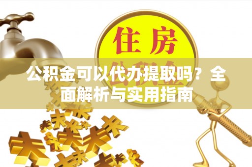 平果公积金可以代办提取吗？全面解析与实用指南