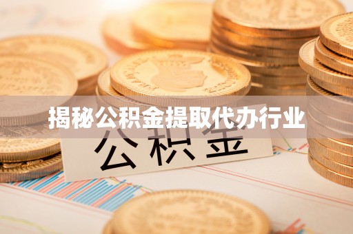 平果揭秘公积金提取代办行业