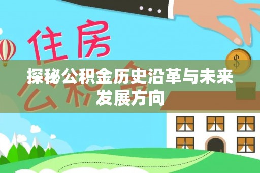 平果探秘公积金历史沿革与未来发展方向