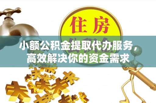 平果小额公积金提取代办服务，高效解决你的资金需求