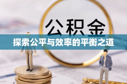平果探索公平与效率的平衡之道