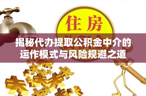 平果揭秘代办提取公积金中介的运作模式与风险规避之道