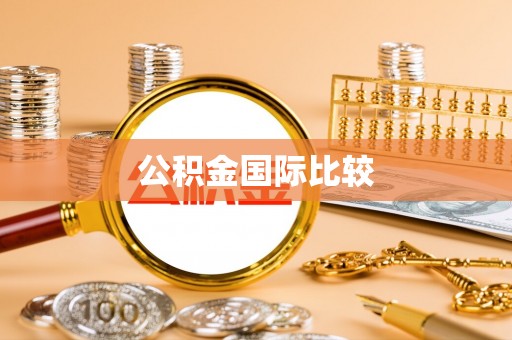 平果公积金国际比较
