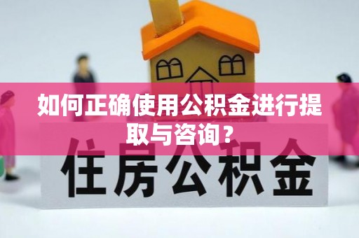 平果如何正确使用公积金进行提取与咨询？