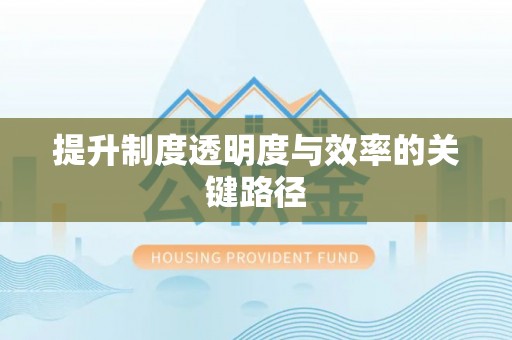 平果提升制度透明度与效率的关键路径