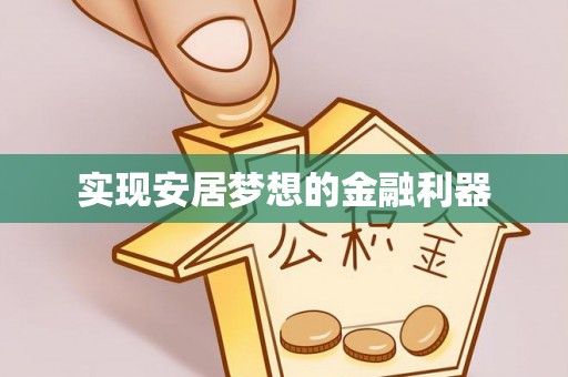 平果实现安居梦想的金融利器